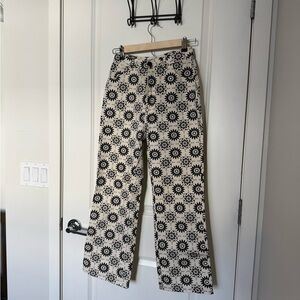 ROLLA’S Black and White Floral Patterned Jeans